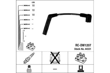 NGK PŘÍVODY ZAPALOVACÍ CHEVROLET SPARK 6V 0 8
