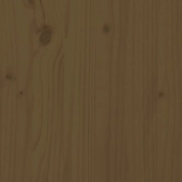 Каркас кровати, медово-коричневый, сосна, 135x190 см, двуспальная