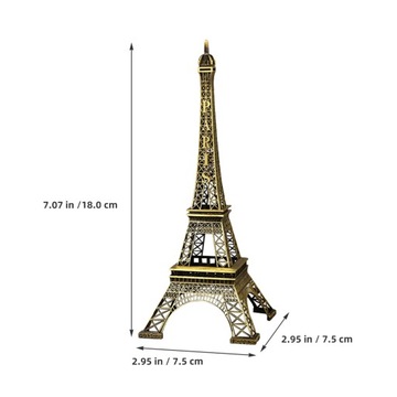 ОТДЕЛКА ЭЙФЕЛЕВОЙ БАШНИ СТАТУЯ СУВЕНИРНАЯ МЕТАЛЛИЧЕСКАЯ МОДЕЛЬ