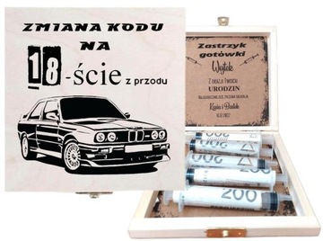 Zastrzyk gotówki ZMIANA KODU 18-tka..box WZORY