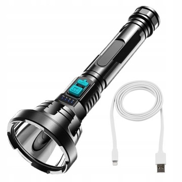 Водонепроницаемый перезаряжаемый светодиодный тактический фонарик