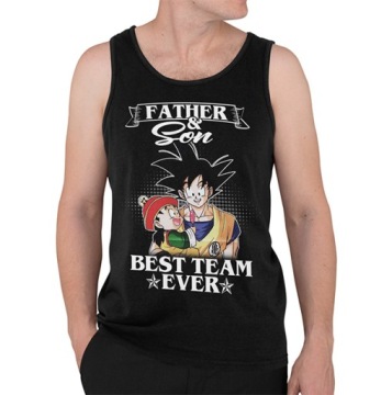 TANK TOP DRAGONBALL FATHER SON BEST TEAM EVER