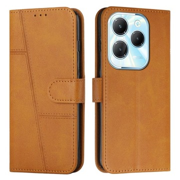 Dla Infinix Hot 40 Pro portfel ze skóry PU etui z podstawką na karty z klap