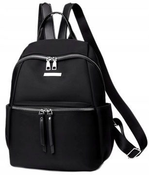 Черный водонепроницаемый рюкзак для рабочей школы. Вместительный.