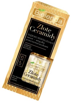 ZŁOTE CERAMIDY GŁĘBOKO REWITALIZUJĄCE SERUM PRZECIWZMARSZCZKOWE Multipeptyd