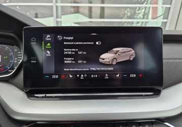 Skoda Octavia IV Kombi 2.0 TDI 150KM 2022 Skoda Octavia Style 2.0 TDI 150KM DSG Kamera Smart Link HeadUp ACC El.Fote, zdjęcie 26