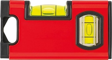 Poziomica magnetyczna MINI 10cm z 2 libelkami FORMAT