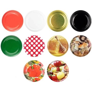 48x Słoiki szklane 315ml SŁOIK NA DŻEM MIÓD PRZETWORY + ZAKRĘTKA Fi66