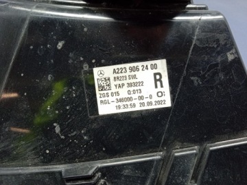 MERCEDES S klasė W223 galinis žibintas dešinė išorinis A2239062400 – nuotrauka 8