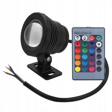 5W PODWODNE ŚWIATŁO RGB LED LAMPA PILOT