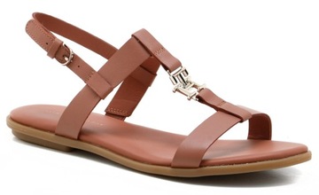 TOMMY HILFIGER TH FLAT SANDAL FW0FW07068 róż r36