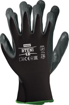 RĘKAWICE OCHRONNE ROBOCZE NITRYL 12 par rozm. 10