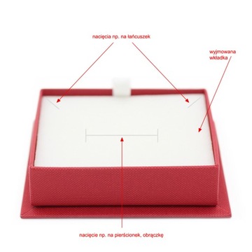 Pudełko prezentowe na obrączkę, pierścionek