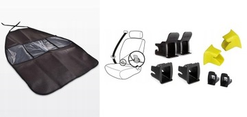NAKŁADKI ISOFIX / PROWADNICE ZAŚLEPKI + ORGANIZER