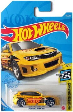 HOT WHEELS SUBARU WRX STI HW SPEED GRAPHICS 2/10 1:64 NOWY !!!