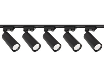 Zestaw Szynoprzewód 5x Lampa Oprawa GU10 Szyna 2m Listwa 3-Fazowa