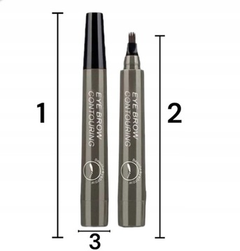 МАРКЕР ДЛЯ БРОВЕЙ ГРАФИТОВЫЙ ВОДОНЕПРОНИЦАЕМЫЙ КАРАНДАШ ДЛЯ БРОВЕЙ
