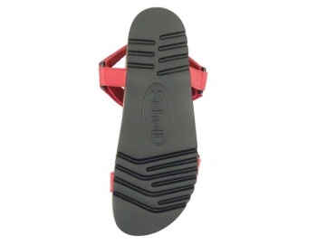 SCHOLL HEAVEN CULTURAL RED PROFILED SANDALS размер 38