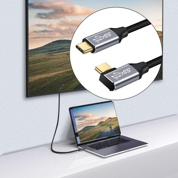 Удлинительный кабель USB C PD для быстрой зарядки 100 Вт, 5 А, 20 В, USB 3.1 Gen 2, длина 1,5 м