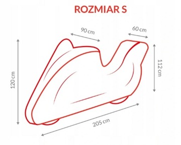 Pokrowiec Plandeka na motocykl z kufrem PRODUKT PL