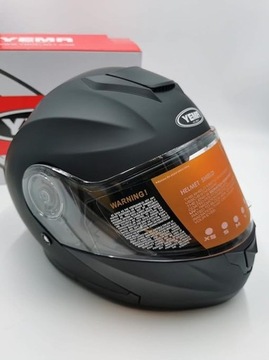 kask motocyklowy pełnotwarzowy z osłoną przeciwsłoneczną rozmiar XL