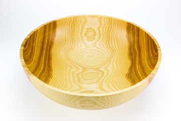 Misa miska dekoracyjna DREWNIANA wykonana RĘCZNIE w PL - CLASSIC L 32 cm