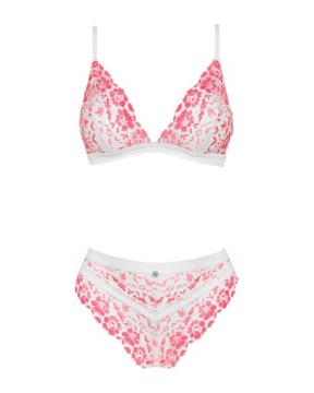 Комплект кружевного нижнего белья OBSESSIVE Bloomys S/M