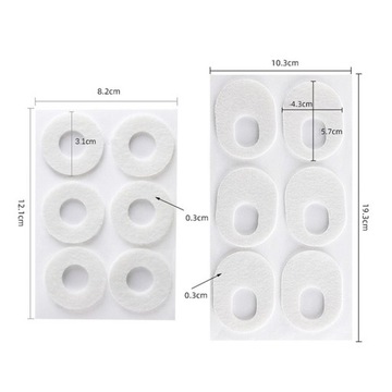 4/6/12/15 шт./лист, подушечки для обуви на каблуке