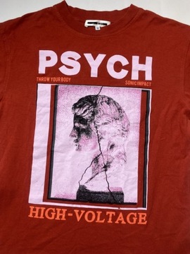 MCQ Alexander Mcqueen Psych High Voltage oryginalny nowy T SHIRT / S