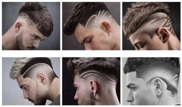 Машинка для стрижки волос с ЖК-дисплеем, черный тример для стрижки волос для бороды