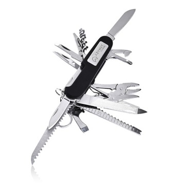 Scyzoryk AZYMUT Tatron 25 narzędzi + kabura, 90mm