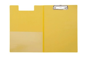 Clipboard teczka z klipsem Podkładka A4 do pisania żółta MAUL deska z klipe
