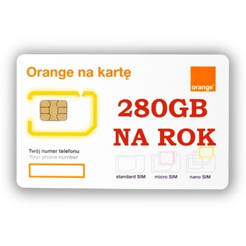 СТАРТЕРНЫЙ МОБИЛЬНЫЙ ИНТЕРНЕТ НА БЕСПЛАТНУЮ КАРТУ ORANGE 280 ГБ НА ГОД 365 ДНЕЙ