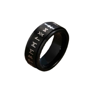 Pierścionek spinner viking męski antystres US 7