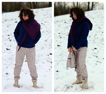 Женские БРЮКИ SOFTSHELL, для треккинга на природе, индивидуальный пошив, полевые цветы, M/38