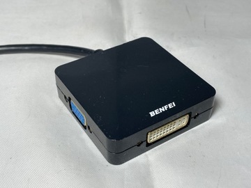 Benfei Thunderbolt przejściówka 3w1- Mini DisplayPort - HDMI DVI VGA