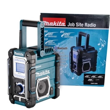 Makita Radio Budowlane Bluetooth DMR108N 10,8V - 18V Akumulatorowe