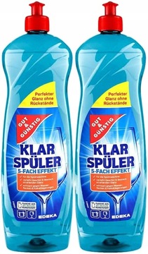 G&G Nabłyszczacz do zmywarki 2 x 1L = 2L DE