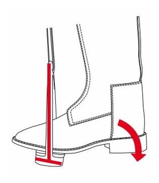 COMPOSITI REFLEX Стремена черные 24H
