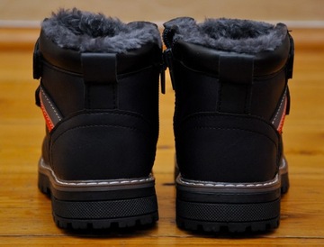 TRZEWIKI BUTY DZIECIĘCE NA RZEP RZEPY CHŁOPIĘCE OCIEPLANE WYGODNE ROZ 29