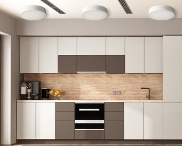 ОБЫЧНАЯ ЛАМПА 40 СМ КРУГЛАЯ ЧЕРНАЯ ПОТОЛОЧНАЯ ЛЮСТРА