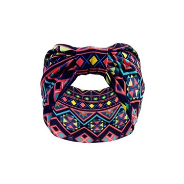 Bohemian Sports Headband Hair Woman Ultra Wide Elastic Printed Headband