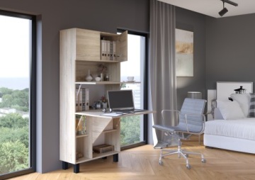 HOMI раздвижной письменный стол, дуб сонома