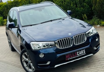 BMW X3 F25 SUV 2.0 20d 190KM 2016 BMW X3 X-Line 2,0 X-Drive Xenon Led Skora Serwis Gwarancja 2.0 Diesel, zdjęcie 11