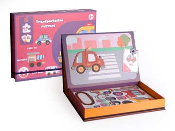 Puzzle magnetyczne układanka tablica magnesy
