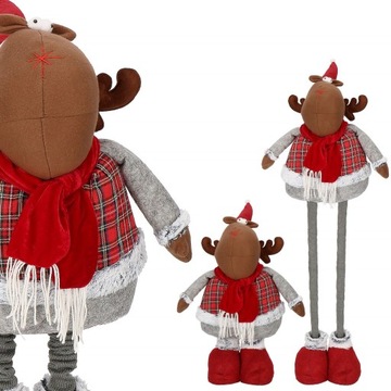 ТЕЛЕСКОПИЧЕСКИЙ РОЖДЕСТВЕНСКИЙ ОЛЕНЬ ПОД ЕЛКОЙ XXL ОРНАМЕНТ РОЖДЕСТВЕНСКОЕ УКРАШЕНИЕ