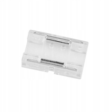 ZŁĄCZKA DO TAŚM LED BEZPUNKTOWYCH COB 8mm IP20 ZACISKOWA PROSTA