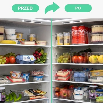 НАБОР КОНТЕЙНЕРОВ-ОРГАНИЗАТОРОВ ДЛЯ ХОЛОДИЛЬНИКА 3X4L BPA Free