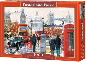 Puzzle 1000 Londyn Collage Castor