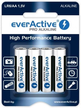 Baterie alkaliczne AA/LR6 everActive Pro Alkaline